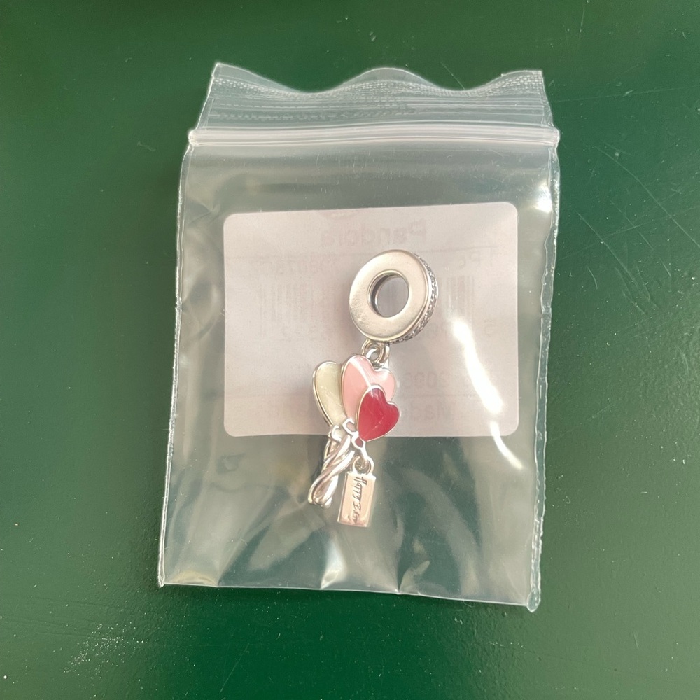Pandora Happy Bday Balloon Dangle Charm